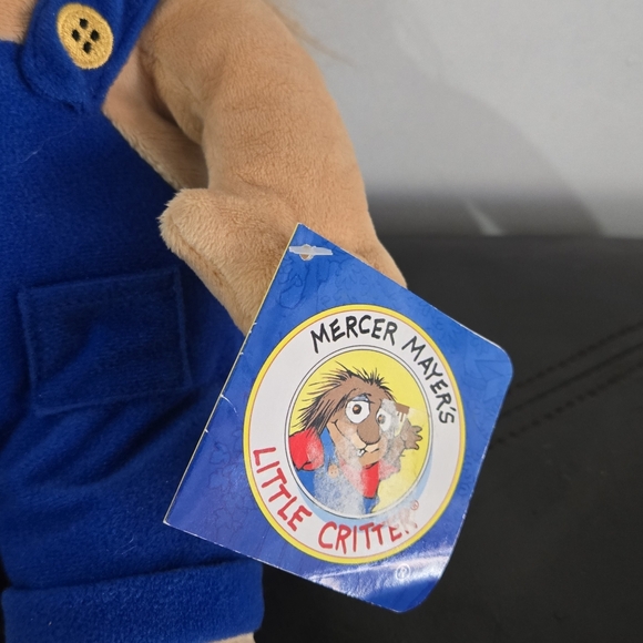 Mercer Mayer Little Critter Brother Kohls Cares Plush 12" Tall Blue Overalls - Picture 5 of 6